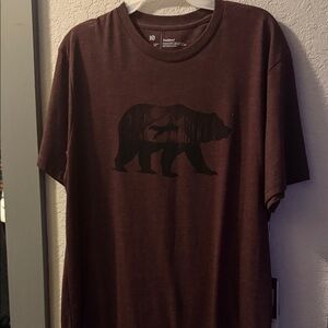 Treeblend Brown Bear Graphic Tee